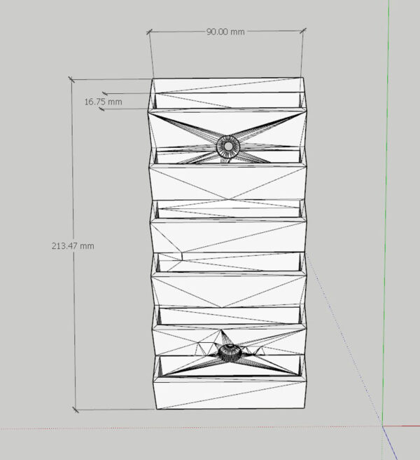 Organizador De Muro 6 Discos Externos Portables 2.5 3d - Imagen 5