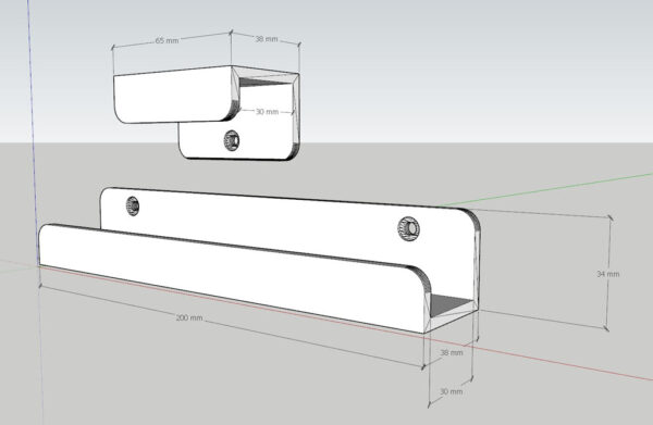 Soporte De Muro Para Discos De Vinilo 3d Pla - Imagen 4