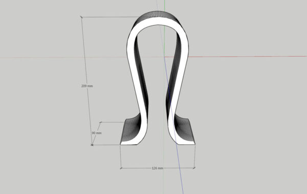 Soporte Mesa Audifonos U Impreso 3d Pla - Imagen 4