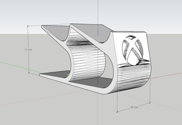 Soporte Para Control Xbox Doble Impreso 3d Pla - Imagen 2