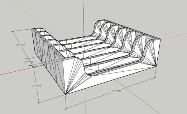Dock Soporte Para Discos Duros 2.5 internos Organizador 6 Unid 3d Pla - Imagen 3