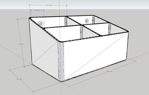 Soporte Pared Muro 4 Controles Remotos Impreso 3d Pla - Imagen 2
