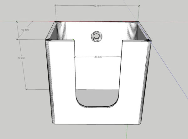 Soporte Pared Muro Control Remoto Impreso 3d Pla V2 - Imagen 3