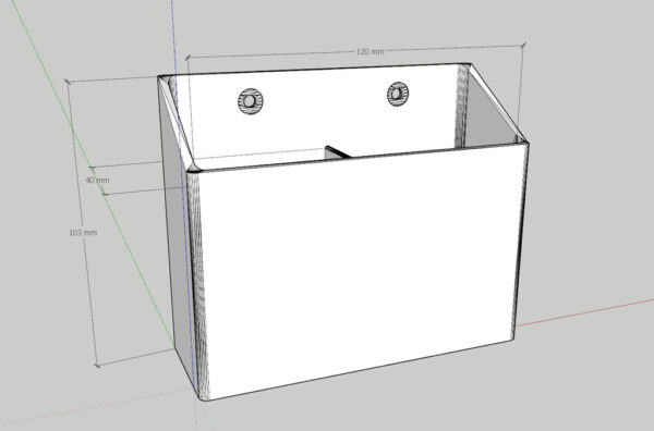 Soporte Pared Muro Doble Control Remoto Impreso 3d Pla - Imagen 3
