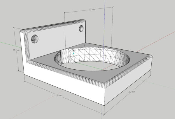 Soporte Pared Muro Google Home 3d Pla - Imagen 3