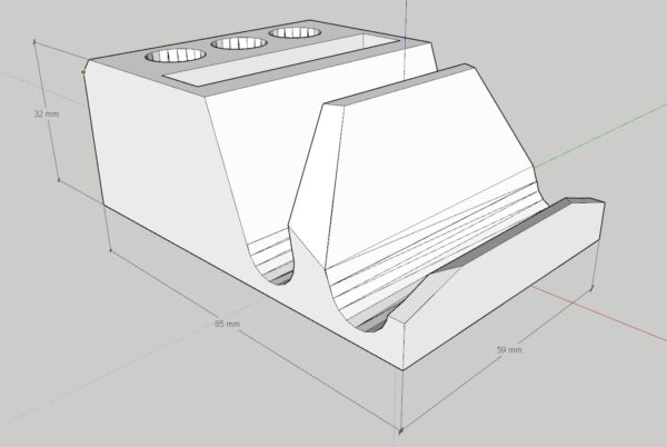 Duodesk Soporte De Mesa Para Dos Teléfonos Y Accesorios 3d - Imagen 2