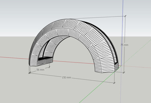 Soporte Vertical Arco Compatibe Con Notebooks Slim 3d Pla - Imagen 3