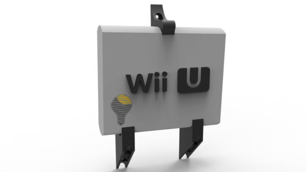 Soporte De Muro Pared Consola Wii U 3d Pla