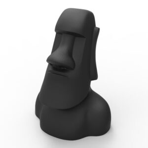 Escultura Decorativa Moai Moderno 3d Pla_2