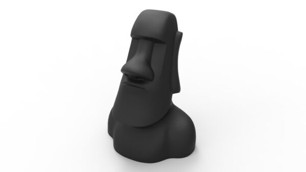 Escultura Decorativa Moai Moderno 3d Pla_2
