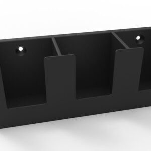 Soporte Pared Muro Triple Control Remoto Impreso 3d Pla Hexa