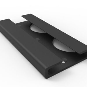 Estante De Plástico Copas De Vino  Debajo Del Gabinete 3D