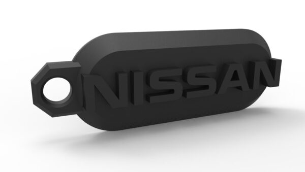 Llavero Nissan Personalizado Numero Telefono O Patente 3d