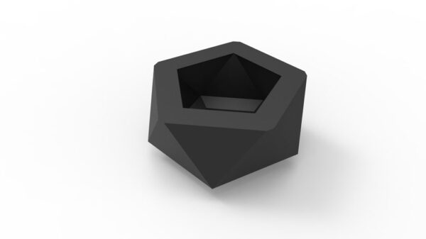Macetero Pentagono Para Suculenta Impreso 3d