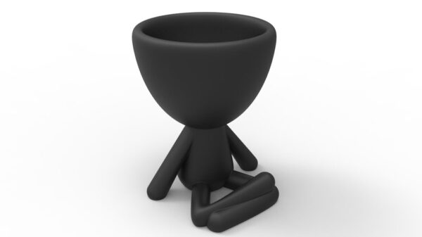 Macetero Robert Plant D3 Impresos 3d Pla