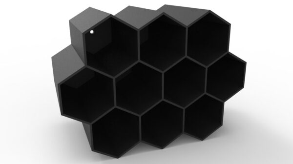 Organizador De Cables 10 Posiciones Mesa O Muro 3d Pla
