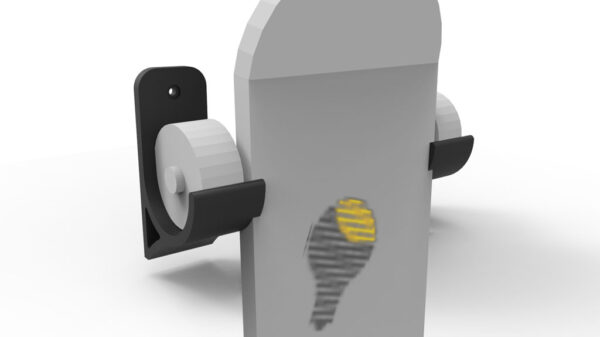 Soporte De Muro Pared Patineta Tabla Skate Rueda 60 Mm 3d