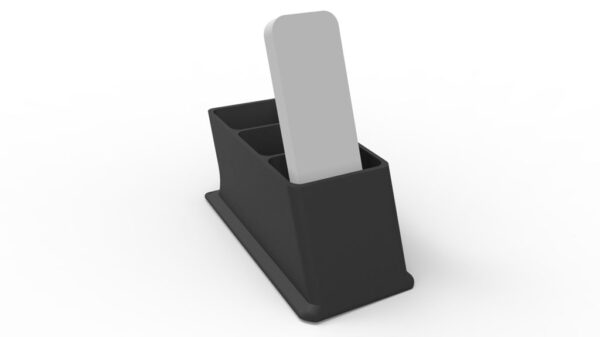 Soporte De Mesa Triple Control Remoto Impreso 3d Pla