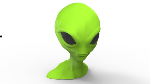 Escultura Decorativa Alien Extraterrestre 3d Pla - Imagen 4