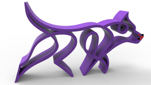 Escultura Decorativa Perro Impreso 3d Pla - Imagen 7