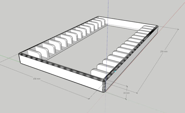 Soporte De Mesa Para 15 Cds Organizador Compacto 3d - Imagen 3