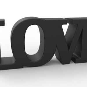 Escultura Decorativa Amor Love Impreso 3d Pla V2