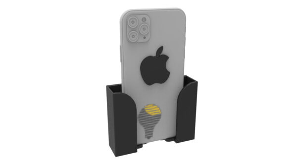 Soporte De Muro Compatible iPhone Android Telefono 3d Pla - Imagen 4