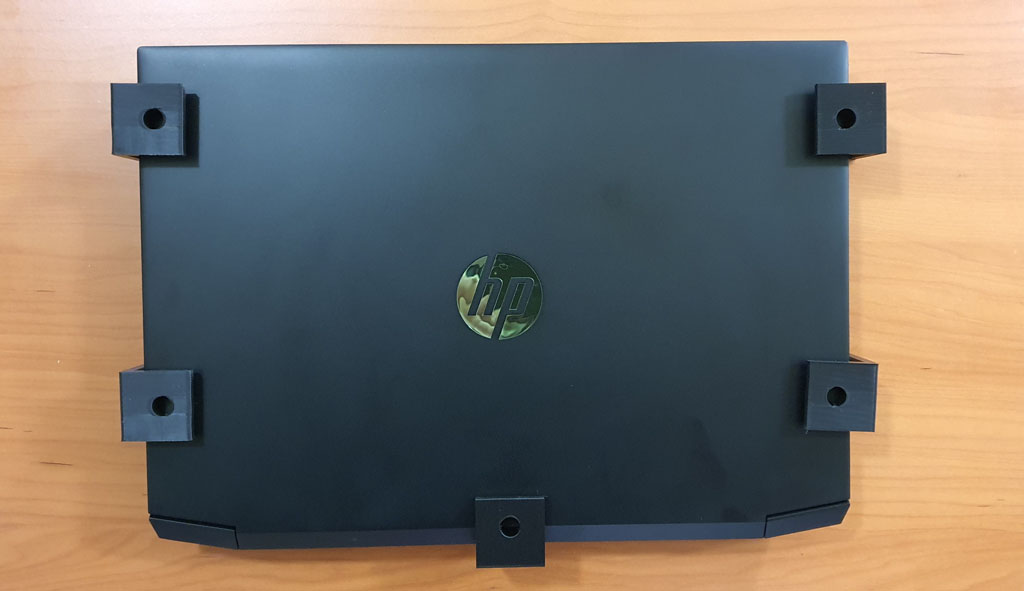 Soporte Notebook Macbook Debajo Escritorio 5pz 3d Pla - Imagen 2