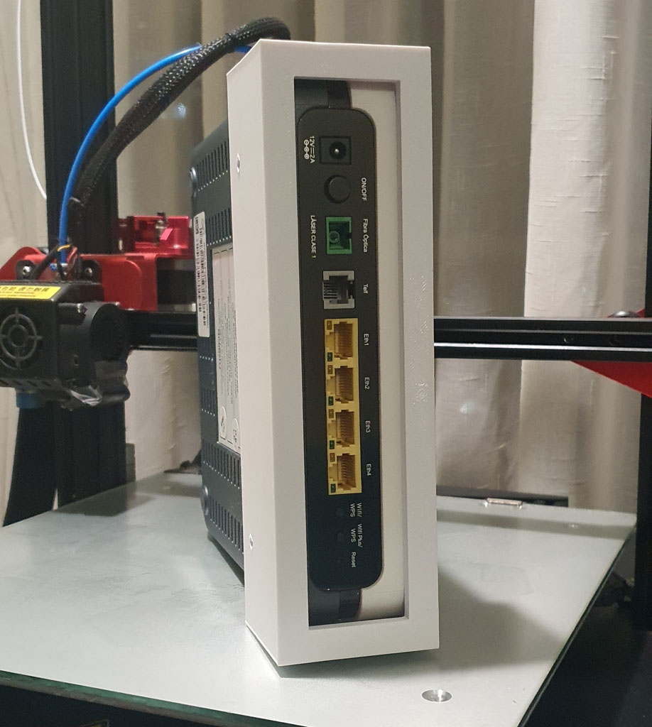 Soporte Muro Pared Router Askey Rtf3505vw Movistar 3d Pla V2 - Imagen 3