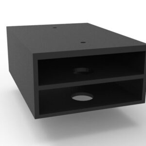 Soporte Para Discos Externos 2.5 Doble Debajo Escritorio 3d