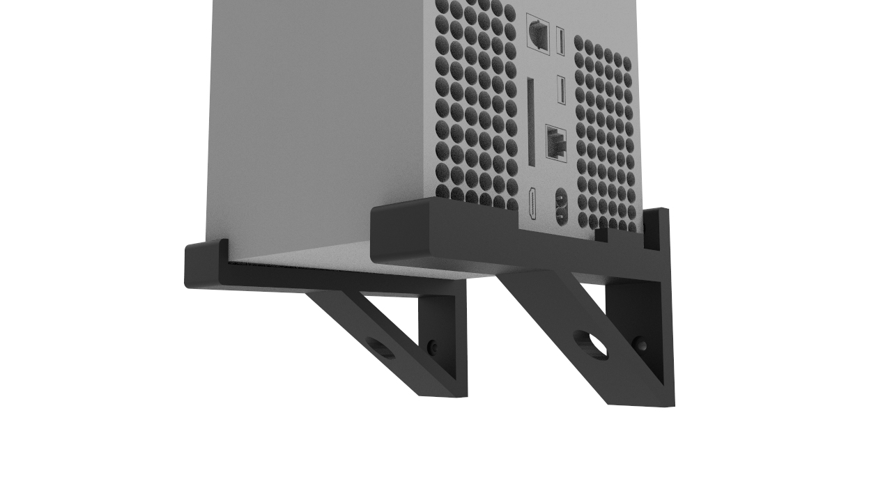 STL Soporte de muro Xbox series X 3 piezas - Imagen 4
