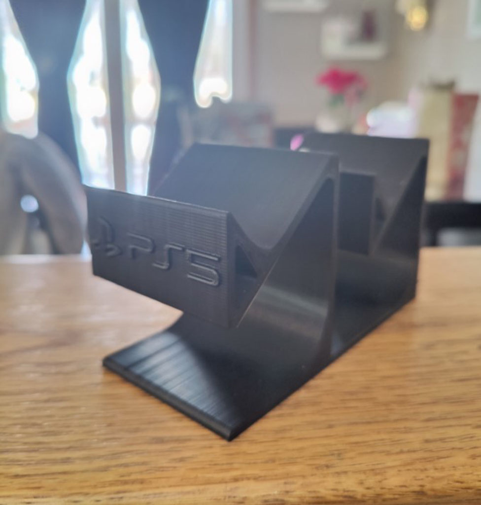 Soporte Doble Control Ps5 Playstation 5 Mesa 3d Pla - Imagen 2