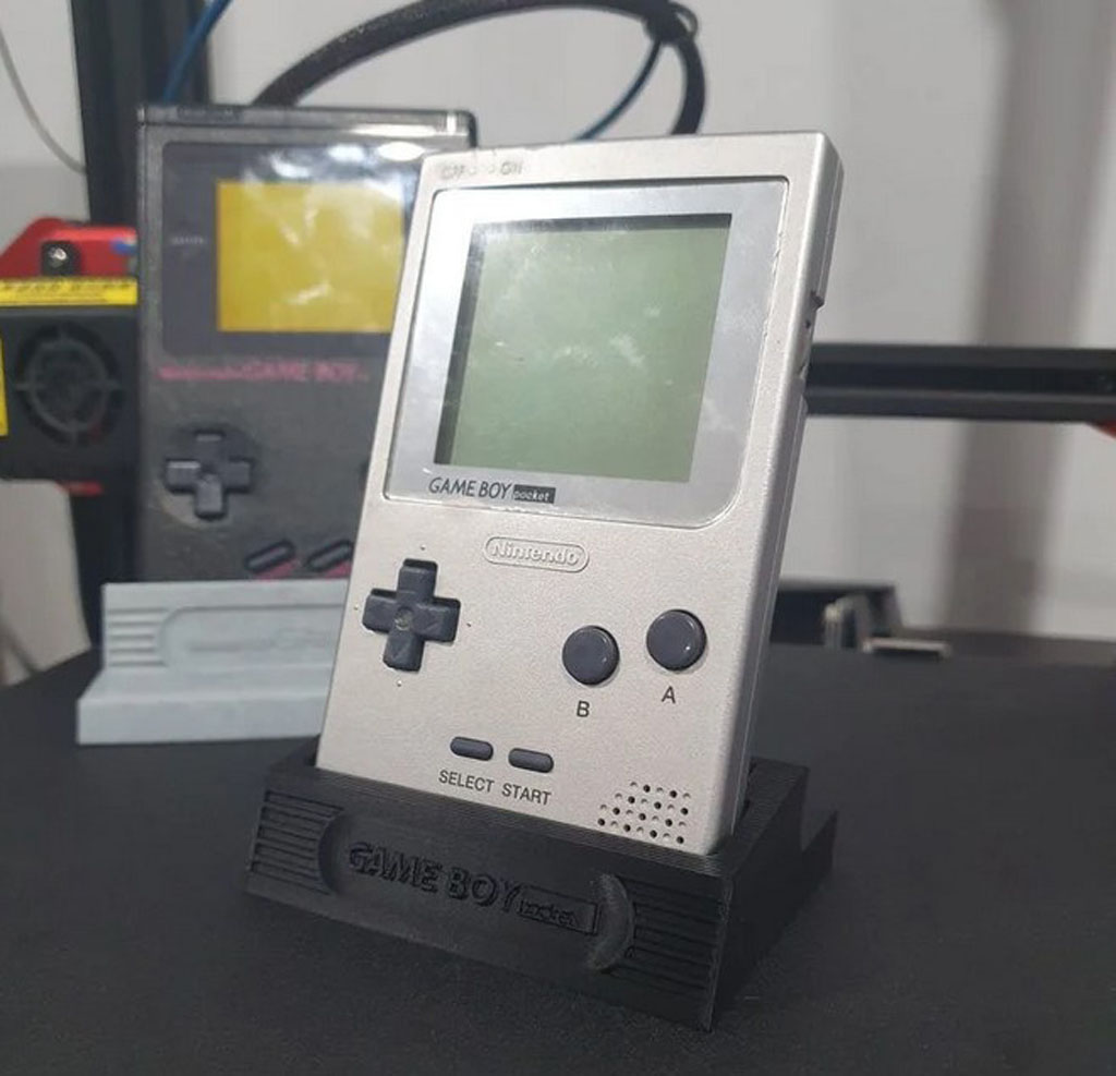 Soporte Mesa Nintendo Game Boy Pocket 3d Pla - Imagen 2