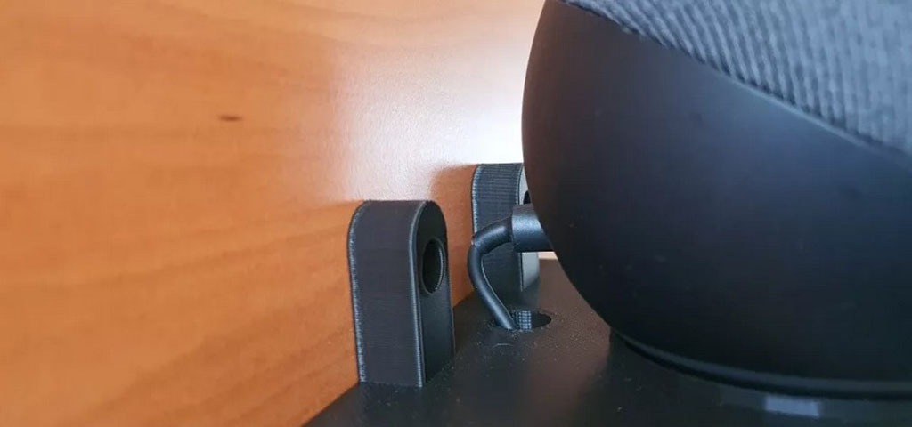 Soporte Pared Muro Amazon Alexa Echo Dot 4 - 5 Impreso 3d - Imagen 3