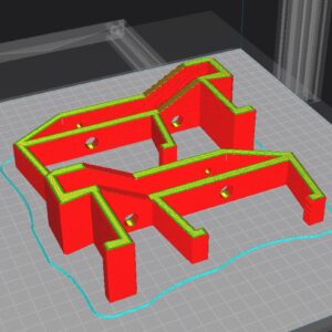 STL Soporte de muro para starlink V3 y fuente de alimentacion POE