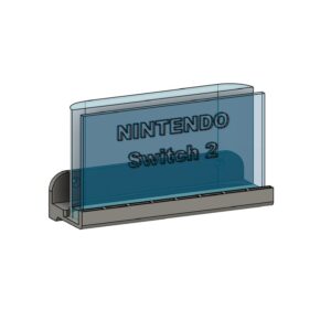 Soporte Pared Muro Nintendo Switch 2 + 8 Cartuchos de Juegos 3D