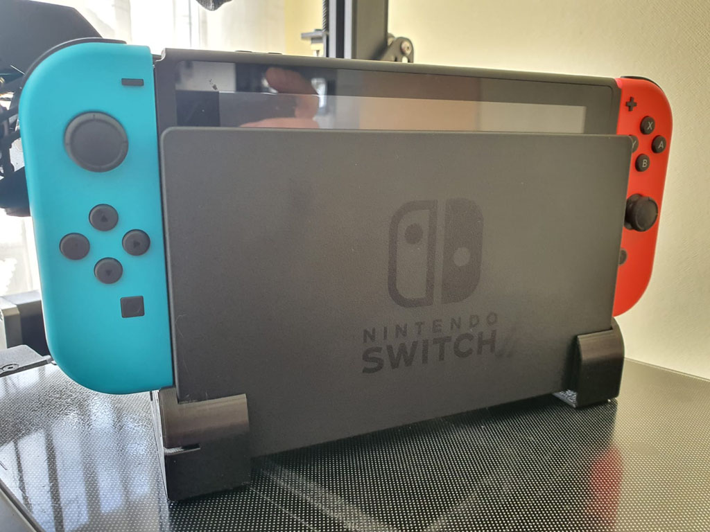 Kit Soportes Muro Nintendo Switch Joycon Y Estrella Mario B - Imagen 4