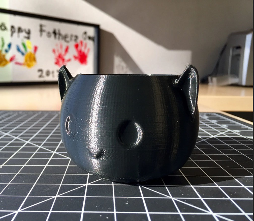 Macetero Gato Para Suculenta Impreso 3d - Imagen 2