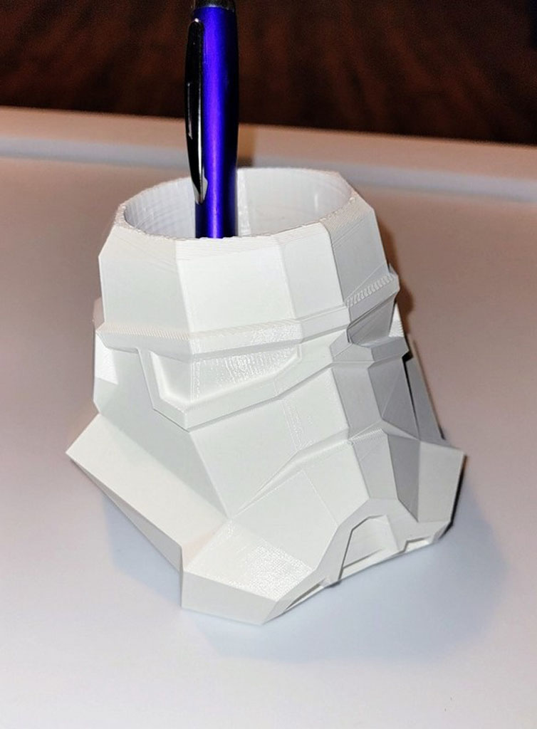 Porta Lapiz Stormtrooper Star Wars Imp 3d Pla Hogar Oficina - Imagen 2