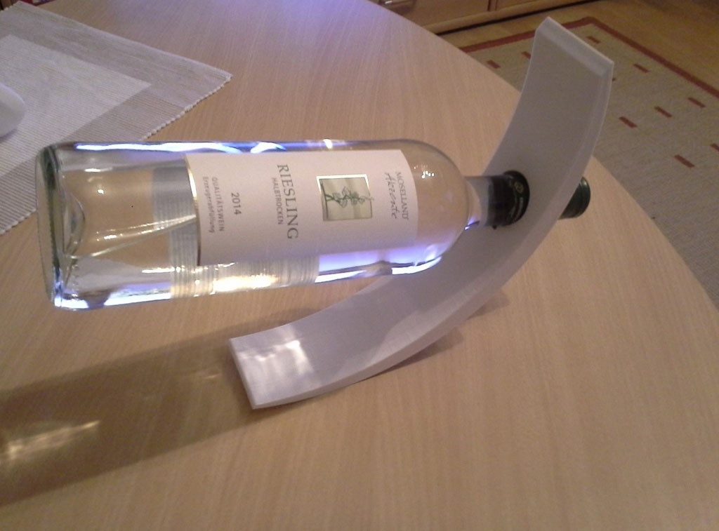 Soporte Botellas De Vino Y Otros Equilibrio 3d Pla - Imagen 3