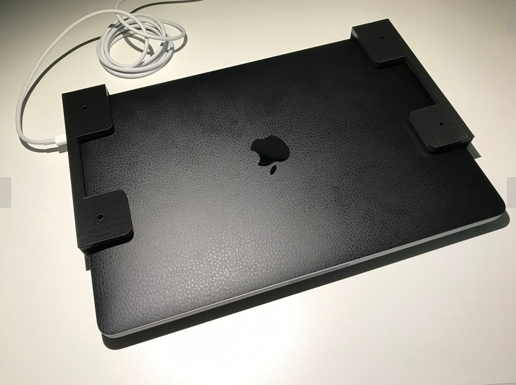 Soporte Notebook Macbook Debajo Escritorio 3d Pla - Imagen 3