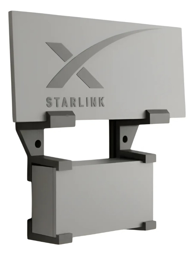 Soporte De Muro Compatible Con Router Starlink y POE 3 GEN