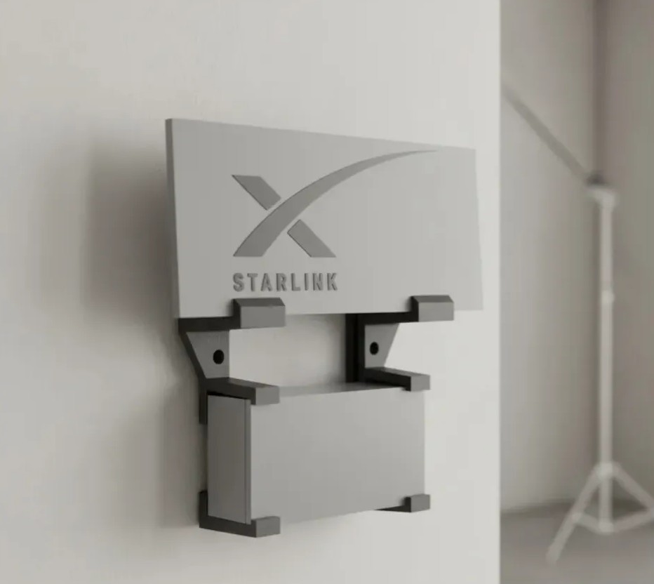 Soporte De Muro Compatible Con Router Starlink y POE 3 GEN - Imagen 3