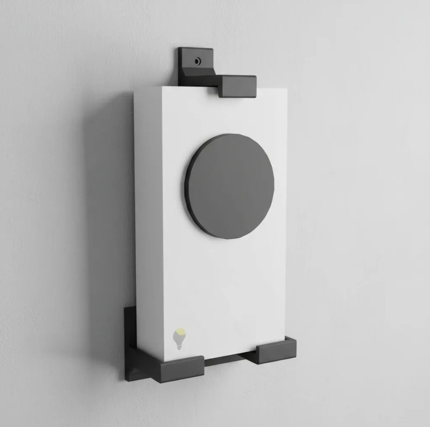 Soporte Xbox Series S Pared Muro 3d Pla 3 Unid