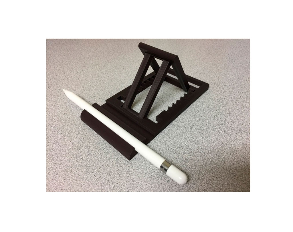 Soporte Mesa Compatible Con iPad Tablet Y Telefono 3d Pla - Imagen 3