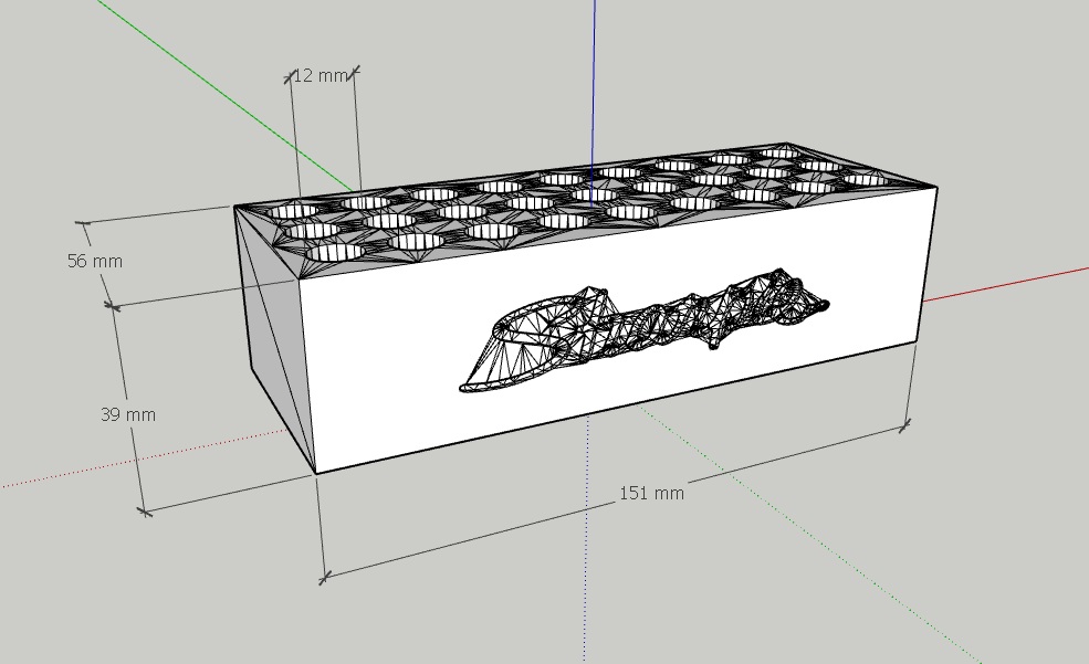 Porta Lapiz Sharpie Rectangular 27 Colores Impreso 3d Pla - Imagen 4