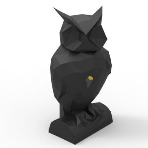 Escultura Decorativa Buho Moderno 3d Pla