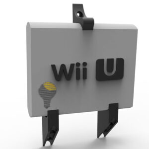 Soporte De Muro Pared Consola Wii U 3d Pla