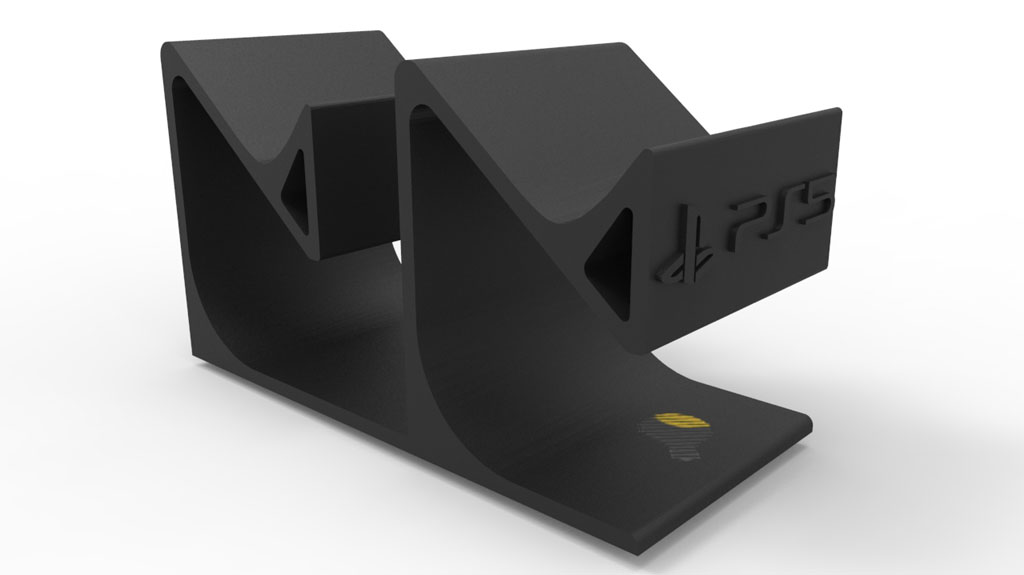 Soporte Doble Control Ps5 Playstation 5 Mesa 3d Pla