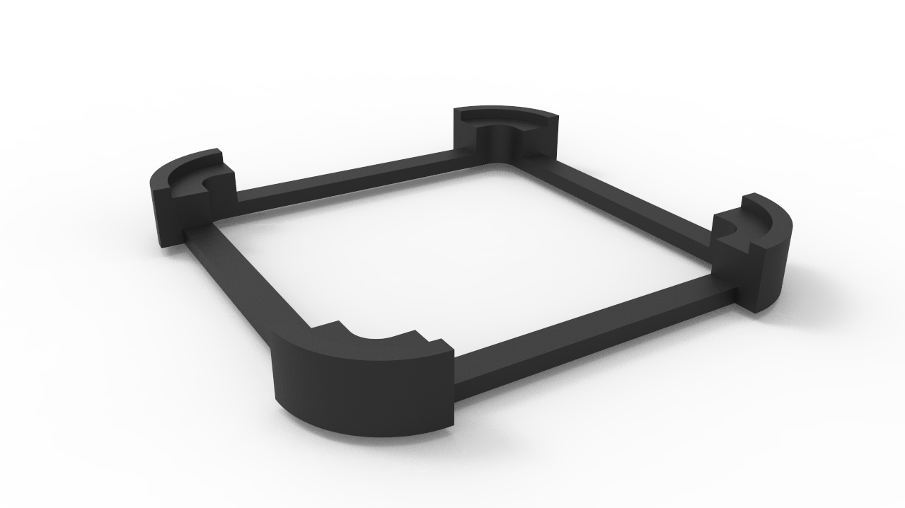 Soporte Horizontal Mesa Compatible Mac Studio 3d Pla